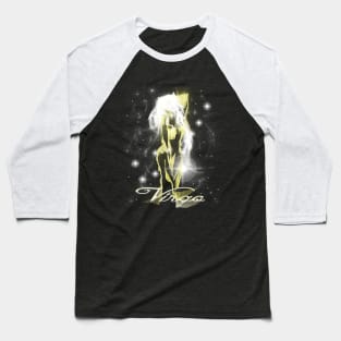 Virgo Astrology Artwork of a Woman Baseball T-Shirt